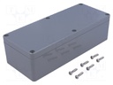 Enclosure: multipurpose; X: 80mm; Y: 195mm; Z: 55mm; ABS; dark grey