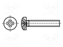 Screw; M1,6x5; DIN: 7985A; Head: cheese head; Phillips; PH0