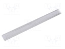 Profiles for LED modules; white; recessed; natural; L: 2m