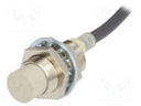 Sensor: inductive; Output conf: 2-wire NO; 0÷14mm; 12÷24VDC; M18