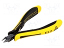 Pliers; side,cutting; ESD; Pliers len: 120mm; Cut: without chamfer