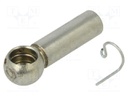 Mounting element for gas spring; Mat: zinc plated steel; 10mm