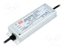 Power supply: switched-mode; LED; 96.12W; 54VDC; 48.6÷59.4VDC