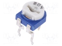 Potentiometer: mounting; single turn,horizontal; 200kΩ; 100mW