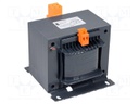 Transformer: mains; 1000VA; 400VAC; 230V; Leads: terminal block