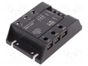 Relay: solid state; Ucntrl: 90÷240VAC; 50A; 48÷480VAC; 3-phase