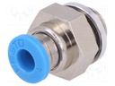 Push-in fitting; threaded,straight; G 1/8"; outside; -0.95÷6bar