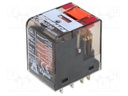 Relay: electromagnetic; 4PDT; Ucoil: 230VAC; 6A/250VAC; 6A/30VDC