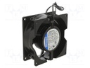 Fan: AC; axial; 230VAC; 92.5x92.5x38mm; 67m3/h; 33dBA; ball bearing