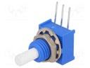 Potentiometer: shaft; single turn; 1MΩ; ±20%; 0.25W; linear; 3.18mm