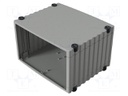 Enclosure: desktop; Tabletop; X: 324mm; Y: 268mm; Z: 193.5mm; grey