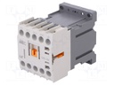 Contactor: 3-pole; NO x3; Auxiliary contacts: NC; 24VDC; 9A; W: 45mm