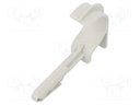 Holder; Cable P-clips,for braids,protective tubes; light grey