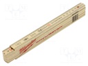 Folding ruler; L: 2m