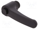 Lever; adjustable; Thread len: 18mm; Lever length: 78mm; -30÷130°C