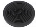 Grommet; Ømount.hole: 60mm; TPE (thermoplastic elastomer); black