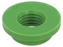 Fuse acces: washer; Colour: green; Mat: silicone