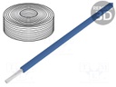 Wire; stranded; Cu; 1x0,04mm2; PVC; blue; 60V; -5÷85°C; 10m