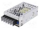Power supply: industrial; single-channel,universal; 25W; 15VDC