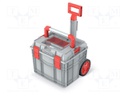 Toolbox; 450x380x388mm; polymer; C BLOCK ALU LOG; IP55; 25kg