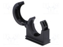 Bracket; ØBraid : 28mm; polyamide; HelaGuard; -50÷135°C; UL94V-2