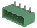 Pluggable terminal block; Contacts ph: 5.08mm; ways: 4; socket
