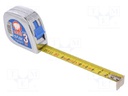 Measuring tape; L: 3m; Width: 19mm; Enclos.mat: ABS