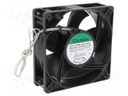 Fan: EC; axial; 230VAC; 120x120x38mm; 185.19m3/h; 44.9dBA; 3500rpm