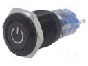 Switch: vandal resistant; Pos: 2; SPDT; 0.5A/220VAC; 1A/24VDC; IP40