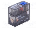 Relay: electromagnetic; DPDT; Ucoil: 24VDC; 8A/250VAC; 8A/24VDC; 8A