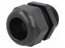 Cable gland; with long thread; M32; IP68; Mat: polyamide; black