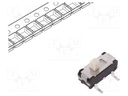 Switch: slide; Pos: 2; SPDT; 0.3A/6VDC; ON-ON; Mounting: THT