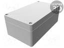 Enclosure: multipurpose; X: 90mm; Y: 160mm; Z: 60mm; 1554; ABS; grey