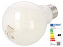 LED lamp; cool white; E27; 230VAC; 2000lm; 13W; 6500K; CRImin: 80