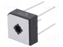 Single-phase bridge rectifier; Urmax: 1000V; If: 10A; Ifsm: 240A