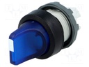 Switch: rotary; Stabl.pos: 2; 22mm; blue; Illumin: MLB-1; IP66; Pos: 3