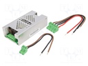 Power supply: switched-mode; volatage source; 40W; 24VDC; -24VDC