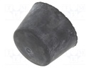 Vibroisolation foot; Ø: 25mm; Shore hardness: 40±5; 289N; 68N/mm