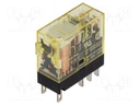 Relay: electromagnetic; DPDT; Ucoil: 12VDC; Icontacts max: 8A; 271Ω