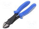 Pliers; side,cutting; two-component handle grips; 200mm