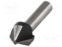 Countersink; 16mm; for wood,metal,plastic; HSS; Mounting: rod 8mm