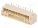 Socket; wire-board; male; GH; 1.25mm; PIN: 10; SMT; 50V; 1A