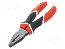 Pliers; universal; induction hardened blades; 200mm