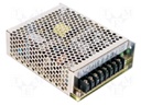 Power supply: switched-mode; modular; 66.1W; 5VDC; 129x98x38mm