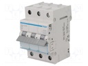 Circuit breaker; 400VAC; Inom: 20A; Poles: 3; DIN; Charact: B; 6kA