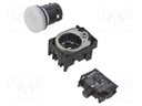 Control lamp; 22mm; -25÷70°C; Illumin: LED; Ø22mm; IP67; 24VAC