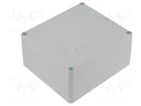 Enclosure: multipurpose; X: 115mm; Y: 125mm; Z: 58mm; polystyrene