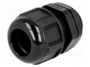 Cable gland; M25; IP68; Mat: polyamide; black; UL94V-2