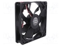 Fan: DC; axial; 24VDC; 120x120x25mm; 173.4m3/h; 45.5dBA; 2800rpm