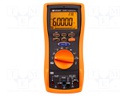 Digital multimeter; LCD 5 digits (60000); True RMS AC+DC; IP67